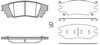 KAWE 1636 00 Brake Pad Set, disc brake